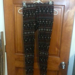 Navy Patterned Ultra Flirt Women’s Leggings